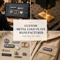 Plaque de logo métallique personnalisée en alliage de zinc, étiquette de marque en relief à coudre pour sacs à main, vêtements, chaussures, articles en cuir