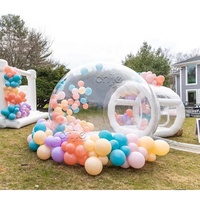 12 pieds 3,6m blanc grandes maisons à bulles gonflables tente playhouse jardin pvc igloo pop up playhouse tente