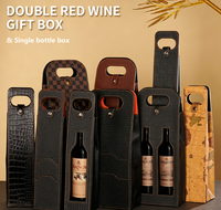 Nouvelle mode, sac de rangement pour vin rouge, léger et portable, résistant à l'eau, pour une ou deux bouteilles, idéal comme cadeau