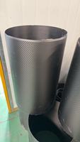 Tube en fibre de carbone 3K à haute résistance à la traction avec une bonne résistance aux chocs pour le faisceau d'équipement CNC