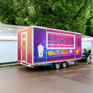 Đầy đủ trang bị thực phẩm Trailer thực phẩm thương mại Trailer cam kiosk xe tải nước trái cây thanh di động ngoài trời nước giải khát nước trái cây thanh giỏ hàng - Product Image 5