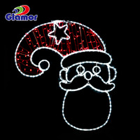 Nuevo diseño decoración de Navidad Reno hermoso personalizar LED 2d y 3D al aire libre Navidad acrílico motivo luz ciervos