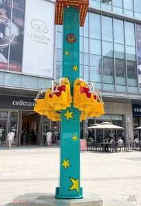 Nouvelle Tour de chute libre miniature attrayante pour enfants, 7m de haut, personnalisable en usine, pour parcs d'attractions, à vendre - Product Image 4