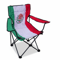 Usine de marque fringante conception personnalisée drapeau national chaise de camping de plage légère et durable pliante en plein air de haute qualité