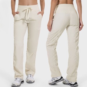 Pantalon de travail chic et tendance, coupe large, confortable et décontracté, taille haute vintage pour femme - Product Image 6