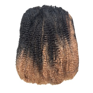 Extensions de cheveux afro crépus en vrac, souples et rebondissants, résistantes à la chaleur, 100g, pour tresses africaines, en fibre chimique de haute qualité et tendance - Product Image 6