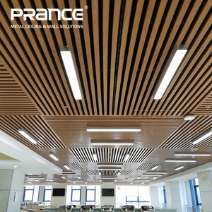 Nhôm U Hình Vuông Ống Trần Kim Loại Vách Ngăn Trần - Product Image 1