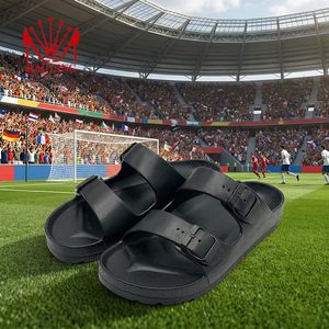 Sandalias de EVA Premium con Dos Correas Ajustables y Hebilla, Logotipo Personalizado, Suela Acolchada Antideslizante para el Hogar y Exteriores, Venta al Por Mayor - Product Image 1