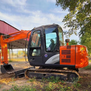 Mini pelleteuse Hitachi ZX60 de 6 tonnes d'occasion à vendre Petite pelleteuse hydraulique avec moteur et composants du noyau de la pompe du Japon Import - Product Image 2