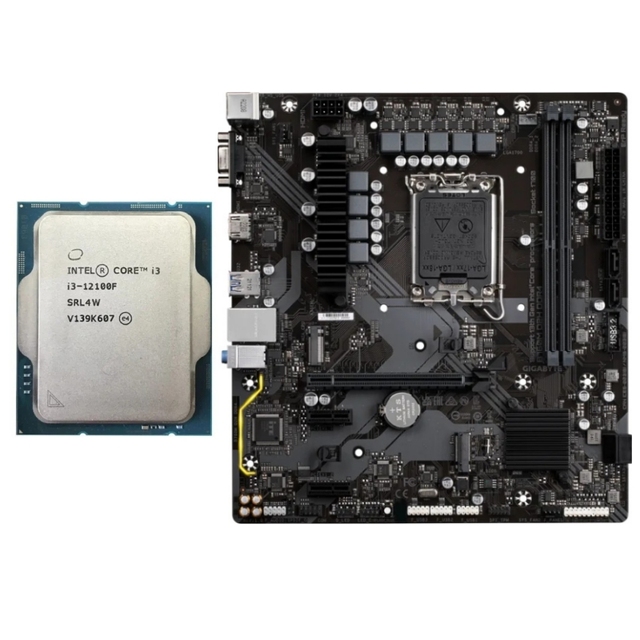 GIGABYTE B760M-D2HX SI/D2H Micro-ATX Desktop CPU Kit Intel Core I3-12100F/i5-12400F/i7-12700F LGA1700 Double DDR4 64GB RAM PCI-E