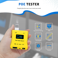 NOUVEAU ! Testeur PoE GEN2.5 Testeur PoE en ligne Détecteur PoE Tester la puissance réelle nécessaire Affichage OLED Test UPOE 802.3af/at