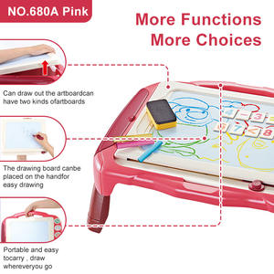 Pizarra de Dibujo Magnética 3 en 1 Personalizada para Niños, Pizarra de Escritura Magnética para Niñas/Niños Pequeños, Escritorio Borrable, Juguete de Dibujo DIY - Product Image 5