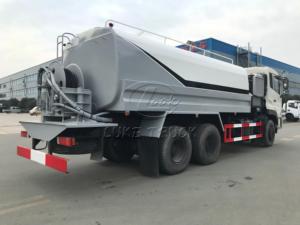 Camión de succión de aguas residuales Dongfeng con bomba de alta presión de 20 MPa, equipo de limpieza y dragado nuevo, camión de chorro DFAC, camiones de chorro para alcantarillado - Product Image 6