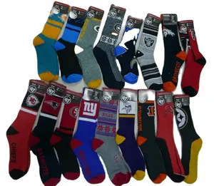 Sifot atacado meias de desenho de futebol com tubo longo com padrão de logotipo personalizado para homens, meias esportivas atléticas para futebol de rua
