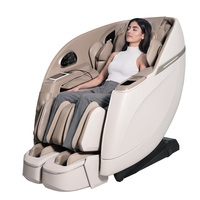 Nuevo Sillón de Masaje Reclinable 3D con Rodillos Dobles y Gravedad Cero para Hombre, con Sistema de Reposapiés Abatible
