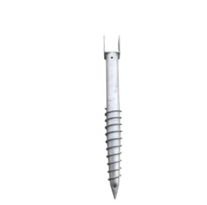 Good Quality Widely Used Building Hot <b>Dipped</b> Galvanized Spiral Ground Plie - Product Image 3