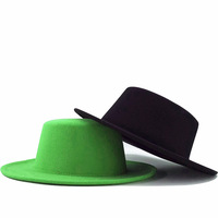 Chapeau Fedora Jazz Coréen Décontracté en Feutre à Bord Plat, Nouveau Style Automne Hiver, Idéal pour Fêtes, Activités de Plein Air et Pêche