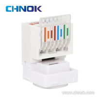 Connecteur Keystone RJ45 Cat6 pour ordinateur, type Clipsal 8p8c, 3m, plaqué or, réseau, certifié CE pour ROHS
