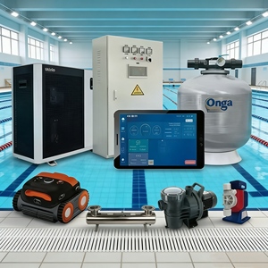 Paquete de Equipos de Tratamiento de Agua y Bombeo DSL para Uso en Interiores y Exteriores, Piscinas Elevadas y Enterradas, Feria de Cantón, Guangzhou - Product Image 1