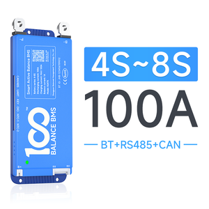 BMS חכם 4S~8S 100A CAN/RS485 7S bms 36V 48V 60V 1A איזון אקטיבי Lifepo4 <span class=keywords><strong>Li</strong></span>-ion סוללה חכמה BMS עבור מהפך אחסון סולארי - Product Image 1