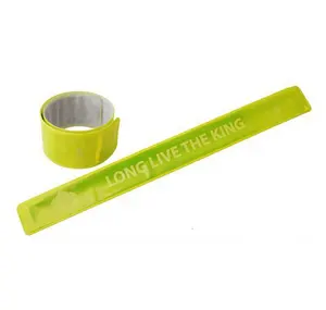 Promotional reflective plastic slap wrap/armband/wristband/snap band