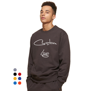 OEM Custom <b>Men</b> Cartoon Autumn Hoodie Set Spandex/Cotton Lined Printed Oversize <b>Pullover</b> Crewneck Long Sleeve Eco-Friendly 230g - Product Image 1