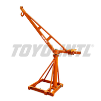 Grue à flèche portable d'extérieur avec treuil électrique pour les petites applications de levage