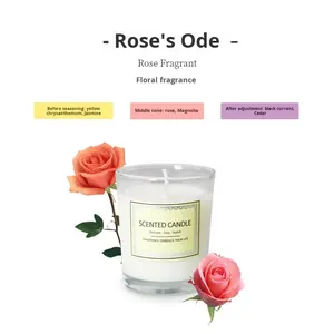 Vente en gros de petites bougies d'aromathérapie en cire de soja sans fumée pour hôtels, clubs, noël pour boîtes cadeaux souvenirs d'ambiance - Product Image 6