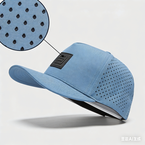 Бейсболки камуфляжные на заказ с 5 панелями, полиэстеровые кепки с резиновой нашивкой-логотипом, производство OEM на фабрике в Цзиньчжоу, Китай, низкий MOQ, быстрый отклик - Product Image 6