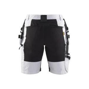 BLAKLADER - 717110001099C34 Women's painter <b>shorts</b> with <b>stretch</b> White/Black - EAN 7330509865538 <b>WORK</b> TROUSERS <b>WORK</b> <b>SHORTS</b> - Product Image 2