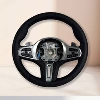 Volant de direction personnalisé en cuir, style classique rond, accessoires de voiture pour BMW G20 G22 G80 G87