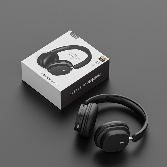 Hot Sale Hifi Retractable Earphones With SD Card Headphones Over Ear Stereo Headset Loudest Gaming Headset
