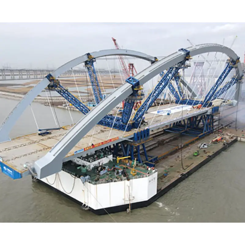 Производитель муниципального моста большой пролет стальной конструкции портативный пешеходный мост bailey skywalk