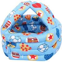 Casque de sécurité anti-collision en éponge de coton léger réglable pour chapeau de protection de couverture de couronne de bébé