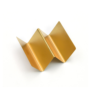 <span class=keywords><strong>Support</strong></span> de crêpes en acier inoxydable, lot de 2, style plateau de camion, <span class=keywords><strong>support</strong></span> à tacos, plaqué or, vente en gros - Product Image 2