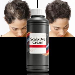 Crème Colorante Capillaire 1L Noir Naturel Longue Durée 5-7 Jours pour Hommes et Femmes Souffrant de Calvitie et de Fortes Perte de Cheveux – Vente en Gros - Product Image 1