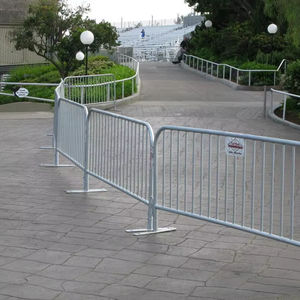 Barriera pedonale in acciaio per il controllo della folla in acciaio per attività portatile per la sicurezza stradale - Product Image 1