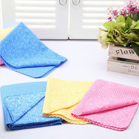 Chamois synthétiques Chiffon de nettoyage de voiture Chiffon en microfibre Double face Impression 3d Pva Chamois Serviette propre