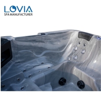 Bain à remous extérieur à prix de gros, spa jacuzzi massant Balboa pour 5 personnes, baignoires et spas à remous