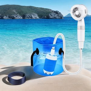 Ducha Portátil Recargable Compacta para Lavado de Autos, Riego de Jardín, Baño al Aire Libre y Camping con Rociado Suave - Product Image 5