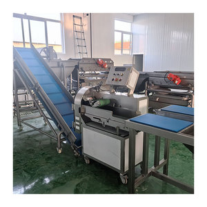 Maquinaria industrial Línea profesional de producción de frutas y verduras Grandes cantidades de verduras Lavado Corte Secado - Product Image 4