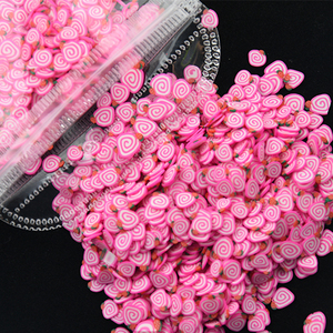 Nail Art Polymer Clay Slices Trái Cây Kẹo Hoa Hình Trái Tim 1Kg * 1 Túi Polymer 3D Trang Trí Trái Cây Lát - Product Image 3