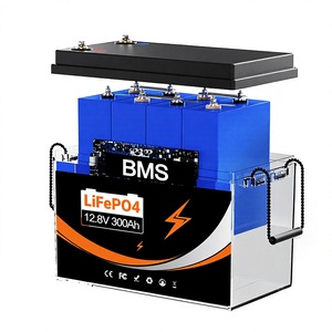 แบตเตอรี่ลิเธียม EU Stock 12.8V 300Ah LiFePO4 สำหรับเรือเดินทะเล 3.84kWh ระบบ Deep Cycle กำลังไฟ 200A พร้อม Smart BMS 6000+ รอบการใช้งาน IP65 - Product Image 1