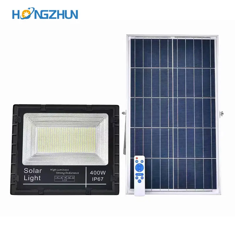 Cool White outdoor led solar powered flood light 10W 20W 40W 60W 100w 200w 300w 400w 500w 1000w price with remote control