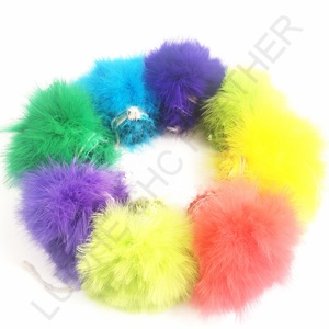 Plumas de Gallo Esponjosas al por Mayor, Plumas de Sangre de 4-5 Pulgadas, Teñidas, Materiales <span class=keywords><strong>para</strong></span> Atar Moscas de Pesca - Product Image 3