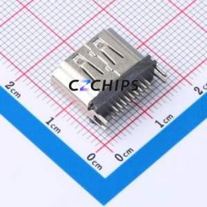 HDMI-GD-126PWB HDMI Connector SMD Connector ( Connector Type: HDMI-A )( Gender: Female )( Total Number of PINs: 19P ) - Product Image 2