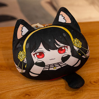 Manjuu personnalisé de haute qualité avec oreilles et queue de remplissage Omanjuu Anime porte-clés en peluche jouets personnalisés