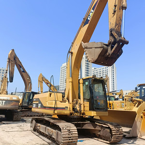 Excavadora de cadenas usada CAT320B 320BL 320c 320d 320dl 320d2 320cl de 20 toneladas con motor Caterpillar, caja de cambios, bomba y cucharón de 1m en venta - Product Image 3