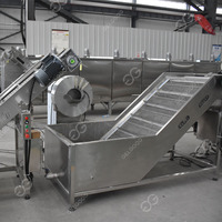 Automatische 500Kg 1ton Continue Droger Knoflook Ui Gember Kurkuma Poeder Productielijn Gedroogde Gember Poeder Prijs Machine