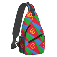 Sac en toile d'Érythrée en gros, personnalisable, pour événements sportifs, décorations de célébration, accessoires de supporter sur le thème du drapeau national